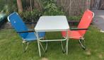 Kindercampingset stoelen en tafel bo camp, Caravans en Kamperen, Kampeermeubelen, Ophalen, Zo goed als nieuw, Campingstoel