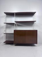 Vintage boekenkast wandkast boekenkast, Huis en Inrichting, Kasten | Wandmeubels, Ophalen, Gebruikt, X, 25 tot 50 cm