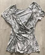 Top maat 40 wit met grijs van Poools, Kleding | Dames, Maat 38/40 (M), Wit, Ophalen of Verzenden, Zo goed als nieuw