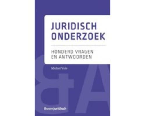 Q&A Reeks  -   Juridisch onderzoek 9789462908321, Boeken, Studieboeken en Cursussen, Zo goed als nieuw, HBO, Beta, Verzenden