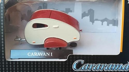 Piccolino Caravan red 1:43 Newray Cararama Pol, Hobby en Vrije tijd, Modelauto's | 1:43, Nieuw, Auto, Verzenden