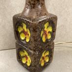 Vintage Deense Keramiek Lampenpoot Flower Power, Huis en Inrichting, Lampen | Vloerlampen, Gebruikt, Vintage, Ophalen of Verzenden