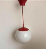 Space Age opaalglazen globe bollamp | Ø20 cm | jaren 70, Space Age, Ophalen of Verzenden, Zo goed als nieuw, Minder dan 50 cm