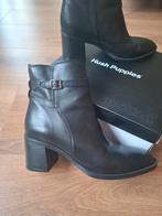 Leren enkellaarsjes Hush Puppies maat 40, Kleding | Dames, Schoenen, Ophalen of Verzenden, Zo goed als nieuw, Zwart