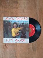 MICK JAGGER Let's Work, Gebruikt, 7 inch, Single, Ophalen of Verzenden