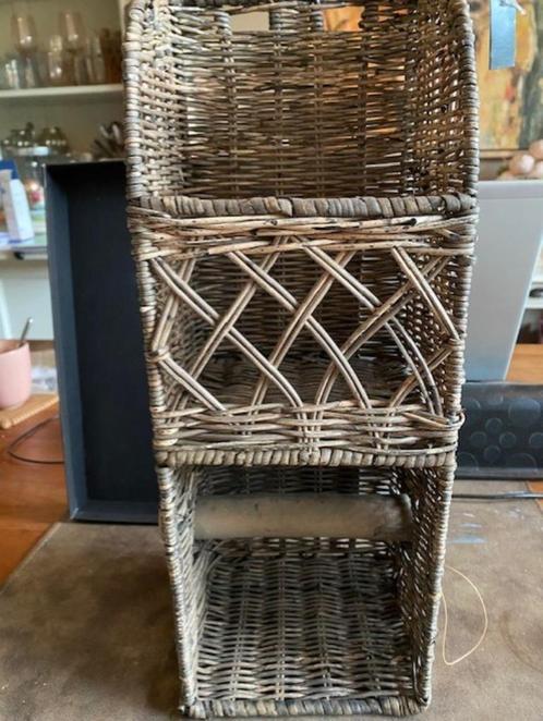 WC-rolhouder, Rivièra Maisonstijl, rotan *NIEUW*, Huis en Inrichting, Woonaccessoires | Schalen en Manden, Nieuw, Rechthoekig