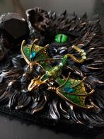 Draken broche, dragon, draak, fantasy, Overige materialen, 4 tot 7 cm, Verzenden, Nieuw