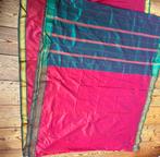 Zijde sari uit India 5+ meter, Hobby en Vrije tijd, Stoffen en Lappen, 200 cm of meer, Ophalen of Verzenden, Zo goed als nieuw