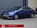 Mercedes-Benz C-Klasse 180 AMG Sport Edition Automaat | LED, Auto's, Automaat, 65 €/maand, Blauw, Bedrijf