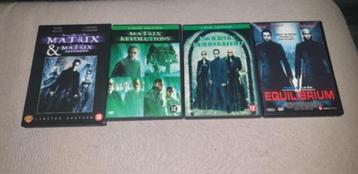 Te koop dvds The matrix en equilbrim  beschikbaar voor biedingen