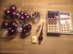 Kerstversieringen paars, Diversen, Kerst, Ophalen, Zo goed als nieuw