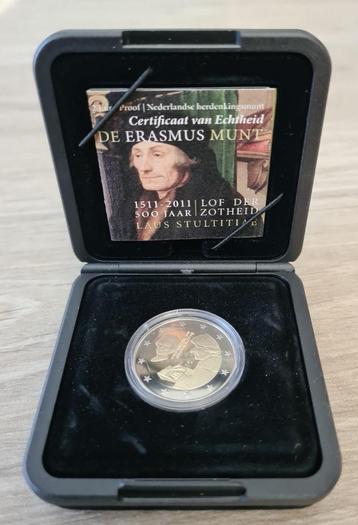 Nederland 2 euro 2011 erasmus proof beschikbaar voor biedingen