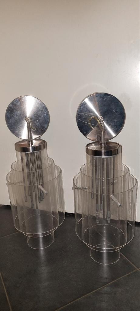 Vintage Design Lampen Set ikea stollet, Huis en Inrichting, Lampen | Hanglampen, Minder dan 50 cm, Metaal, Ophalen of Verzenden