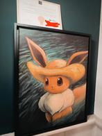 Limited edition Pokemon canvas Pikachu/Eevee Museum Van gogh, Hobby en Vrije tijd, Verzamelkaartspellen | Pokémon, Ophalen of Verzenden