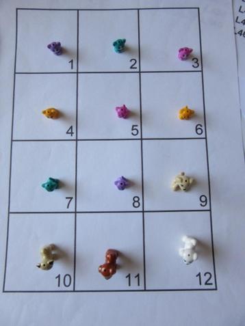 L309 LEGO DIEREN *NIEUW* KATTEN HONDEN PUG PUPPY'S beschikbaar voor biedingen