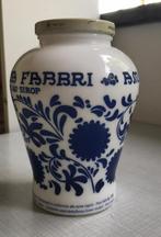 Vintage melkwitte pot Amarene Fabbri opaline, Ophalen of Verzenden
