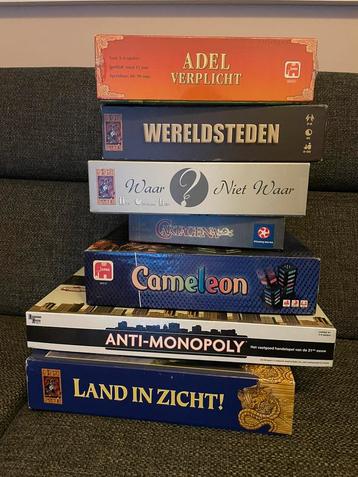 Stapel bordspellen 999 games Anti-monopoly wereldsteden