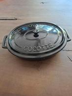 Gusta Maxi Cocotte ovenschaal zwart, Huis en Inrichting, Keuken | Potten en Pannen, Ophalen of Verzenden, Zo goed als nieuw, Overige materialen