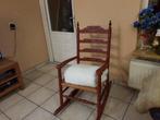 Vintage eiken schommelstoel  schommel stoel, Ophalen