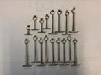 Roede steun 13 mm, nikkel., Huis en Inrichting, Stoffering | Gordijnen en Lamellen, Ophalen of Verzenden, Nieuw, 50 tot 100 cm