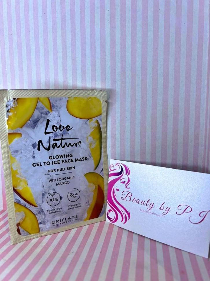 Love Nature Glowing Gelwith Organic Mango Oriflame, Sieraden, Tassen en Uiterlijk, Uiterlijk | Gezichtsverzorging, Nieuw, Verzorging