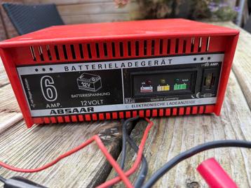 ABSAAR ACCULADER OPLADER ACCU 6 Amp lader laadapparaat beschikbaar voor biedingen