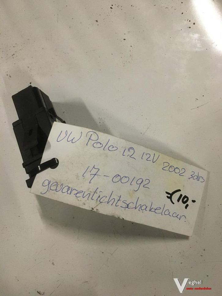 Vw Polo 2002  Alarmlichtschakelaar, Auto-onderdelen, Dashboard en Schakelaars, Gebruikt, Ophalen of Verzenden