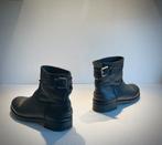 Shabbies lage laarzen met riempjes 39 zwart, Kleding | Dames, Shabbies Amsterdam, Ophalen of Verzenden, Lage of Enkellaarzen