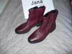 Laarsjes bordeaux rood, Jana, Lage of Enkellaarzen, Nieuw, Ophalen of Verzenden