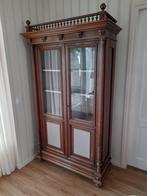 Antieke vitrinekast / kast / buffetkast / wandkast, Huis en Inrichting, Kasten | Vitrinekasten, Ophalen, 100 tot 150 cm, 150 tot 200 cm
