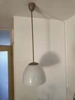 Gispen (?) schoollamp wit glas, Huis en Inrichting, Ophalen, Gebruikt, Art deco, Glas