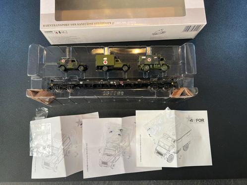 Marklin 4Mfor 47015 ambulance trein bundeswehr leger, Hobby en Vrije tijd, Modeltreinen | H0, Zo goed als nieuw, Treinset, Wisselstroom
