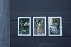 Nederland NVPH 1664-66 Johannes Vermeer gestempeld., Postzegels en Munten, Postzegels | Nederland, Ophalen of Verzenden, Na 1940