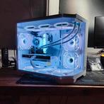 Nieuwe Rgb witte game pc amd 5600xt 32gb RTX 5060 ti aio, 32 GB, Zelfgebouwde PC, Zo goed als nieuw, Gaming