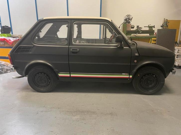 Fiat 126, Auto's, Oldtimers, Particulier, Benzine, Handgeschakeld, Zwart, Zwart, Ophalen