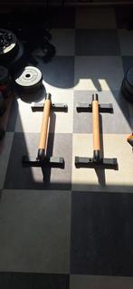 Kraken Full-Size Parallettes – Staal & Hout – ongebruikt, Materiaal, Zwart, Ophalen of Verzenden, Zo goed als nieuw