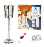 Wijnkoeler met standaard - Stijlvol en praktisch, 50 tot 75 cm, Nieuw, Ophalen of Verzenden, Minder dan 5 flessen