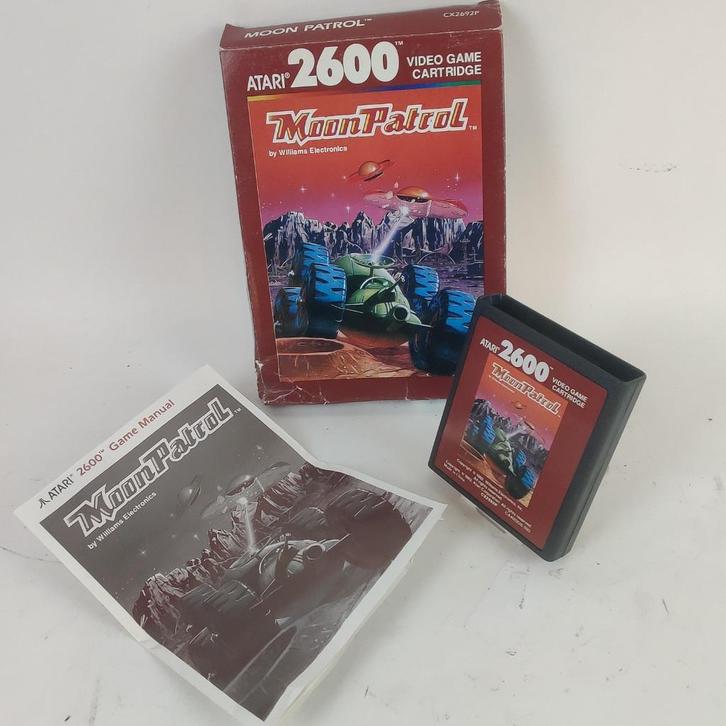 Moon Patrol Atari 2600 Cib || nu voor maar € 14.99, Spelcomputers en Games, Games | Atari, Gebruikt, Atari 2600, 1 speler, Vanaf 7 jaar