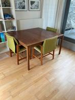 Houten bureau met bijbehorende stoelen, Ophalen, Gebruikt, Bureau
