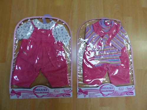 2 Leuke setjes poppenkleding voor poppen van 40-46 cm NIEUW!, Kinderen en Baby's, Speelgoed | Poppen, Nieuw, Babypop, Ophalen of Verzenden