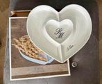 Riviera Maison I Love Heart Plate, Ophalen of Verzenden, Overige stijlen, Porselein, Schaal of Schalen
