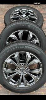 Toyota Rav4 Velgen + Michelin Crossclimate 225/60R18, 18 inch, Gebruikt, Banden en Velgen, Ophalen of Verzenden
