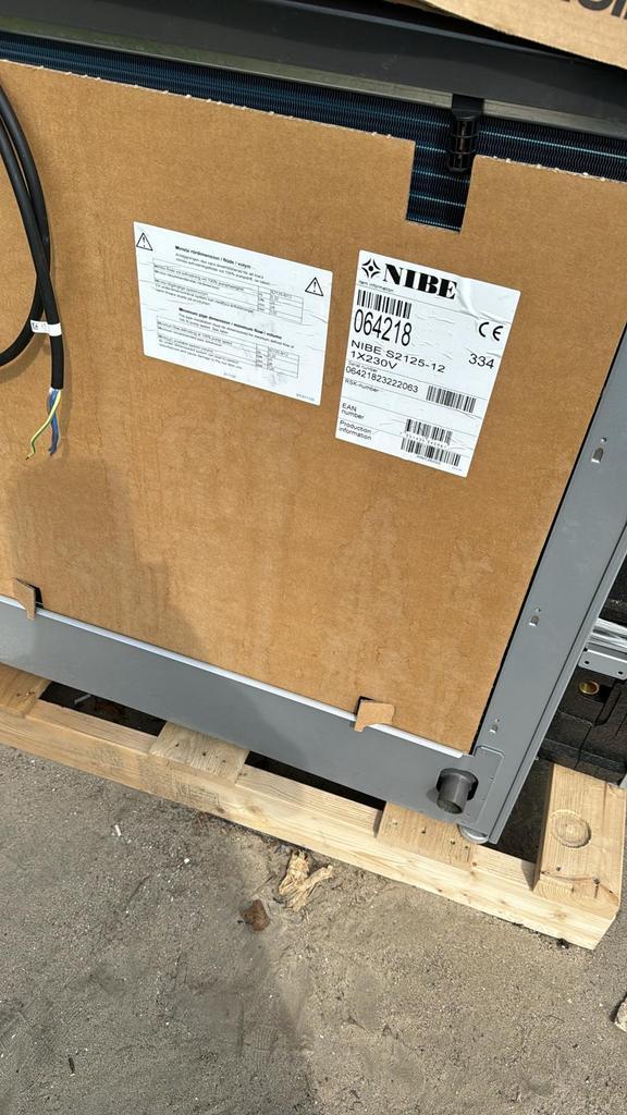 Nibe S2125-12 Warmtepomp 230V - Nieuw, Doe-het-zelf en Verbouw, Verwarming en Radiatoren, Nieuw, Overige typen, 800 watt of meer