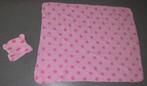 Roze omslagdoek met bijpassend mutsje, Ophalen of Verzenden, Nieuw, Minder dan 70 cm, Bakerzak of Bakerdoek