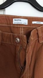 Bershka dames broek mt 38 straight, Beige, Lang, Maat 38/40 (M), Ophalen of Verzenden