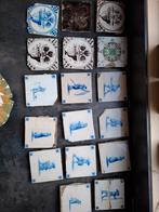 Partij tegeltjes delfts blauwe tegel, Ophalen