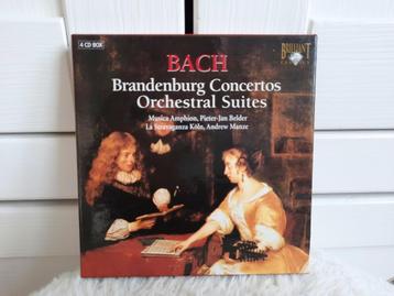 Bach Brandenburg Concertos Orchestral Suites 4 CD Box