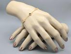 Goud op zilver armband met edelstenen. 2025/506., Sieraden, Tassen en Uiterlijk, Armbanden, Overige kleuren, ., Nieuw, Ophalen of Verzenden