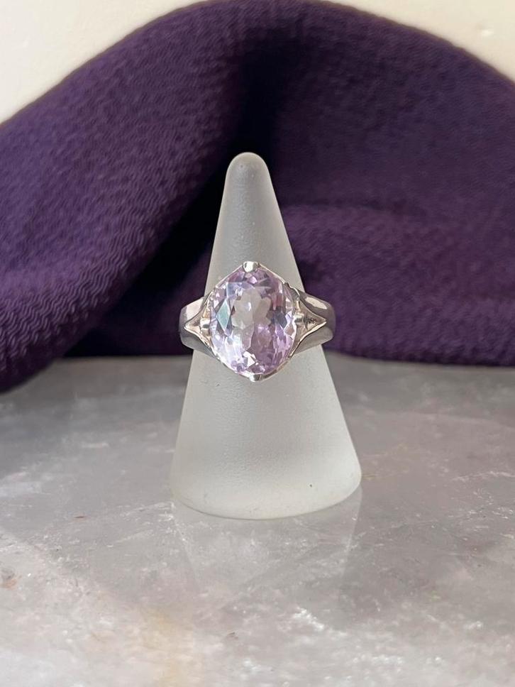 Lavendelkwarts amethist rozenkwarts geluk liefde magie uniek, Sieraden, Tassen en Uiterlijk, Ringen, Nieuw, Dame of Heer, 17 tot 18