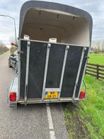 Tweepaards trailer, Dieren en Toebehoren, Paarden en Pony's | Trailers en Aanhangwagens, 2-paards trailer, Polyester, Gebruikt